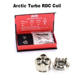 Επισκευάσιμη κεφαλή για το Arctic Turbo Sub ohm Tank RBA σετ